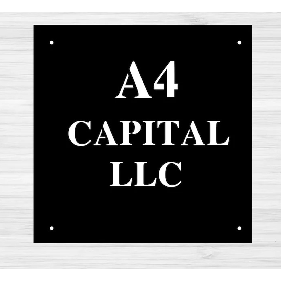 Customized Metal Wall Art, Family Name Vintage Metal Sign