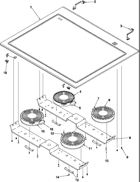 Amana ARTSC8650EP1130660NE Electric SlideIn Convection Smoothtop
