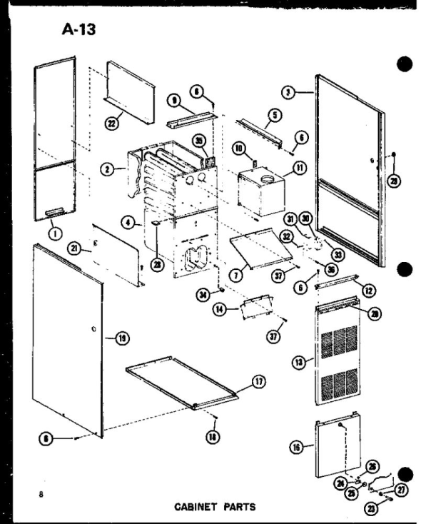 Amana GH105DM/P96521-5F Gas Furnace - GH & GHE Series | Partswarehouse