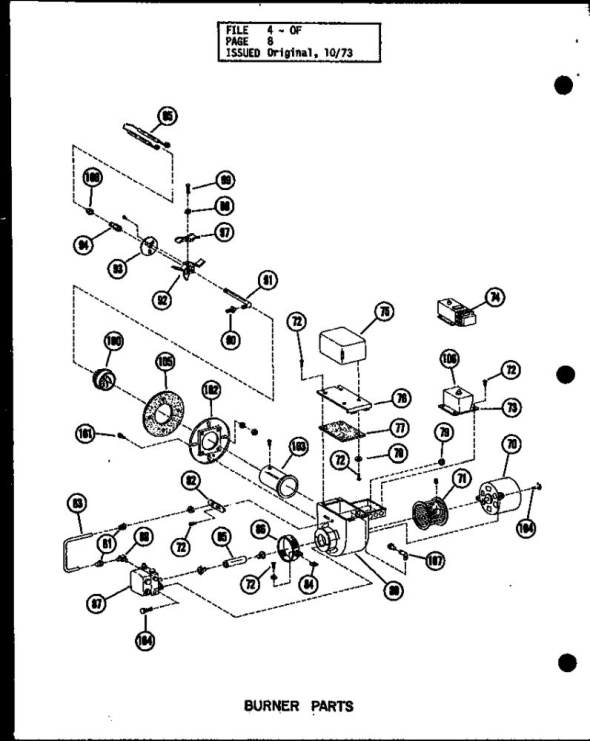 Amana OH-125-3/P96288-6F Oil Furnace | Partswarehouse