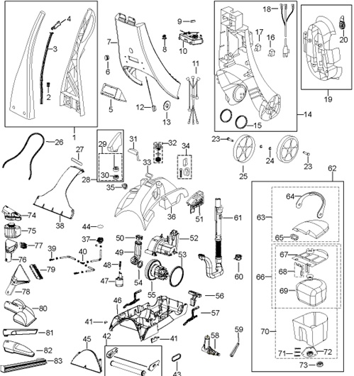 23+ Bissell Proheat Parts Diagram