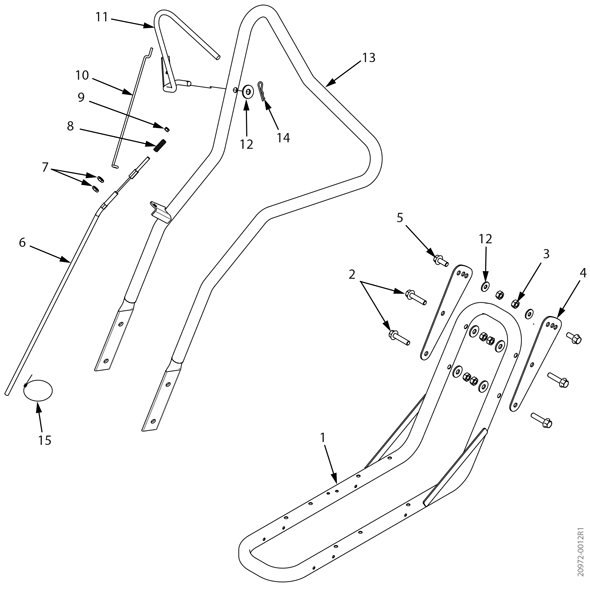 County Line 6 Foot Tiller Parts