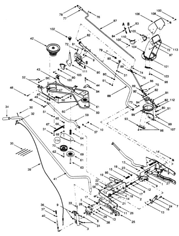 Cub Cadet 673 42