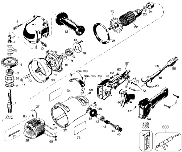 Black & Decker 11680 Mouse Sander (Type 2) Parts and Accessories at  PartsWarehouse