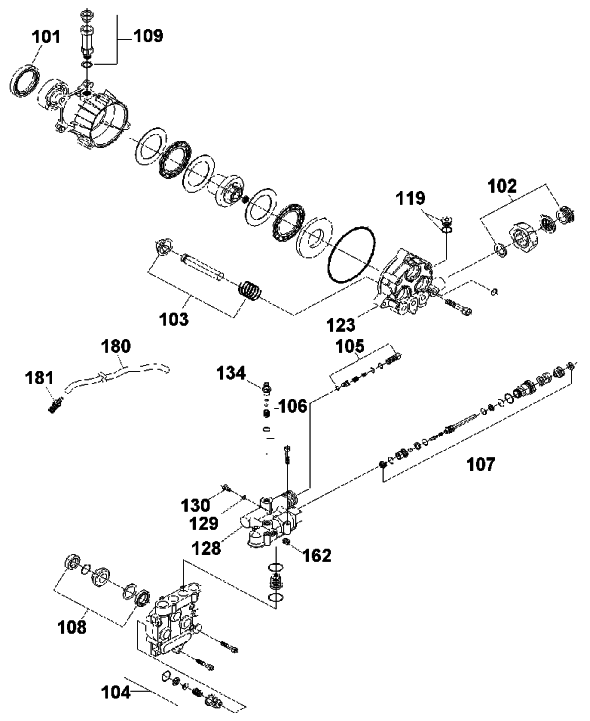 Black & Decker BDP2600 Type 2 Parts Diagram for Pressure Washer