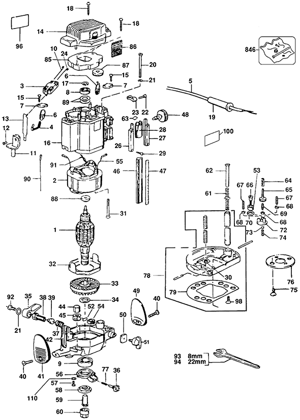 Dewalt D625-04 Type 2 Router | Partswarehouse