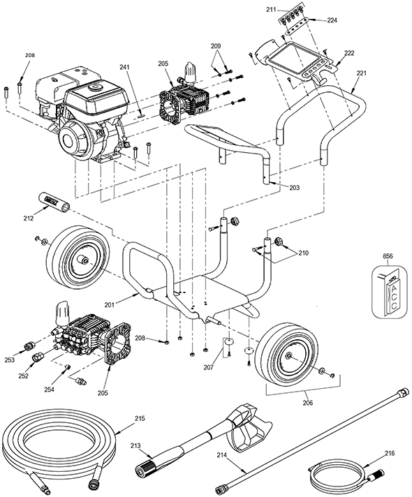 Dewalt DXPW4440 Type 0 Pressure Washer | Partswarehouse