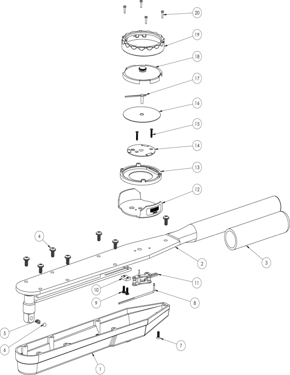 Proto J6125F Type 0 Torque Wrench | Partswarehouse