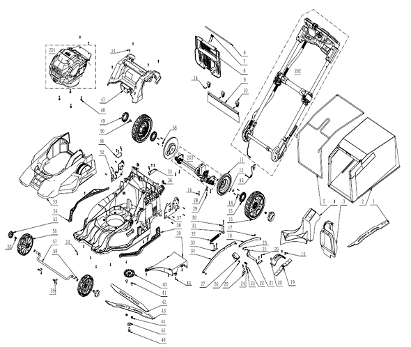 EGO LM2130SP Lawn Mower | Partswarehouse