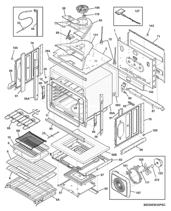 Electrolux EI30EW35PSC Wall Oven | Partswarehouse