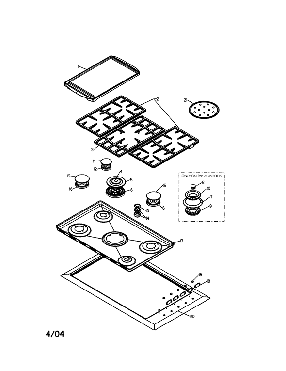 Fisher & Paykel GC901 Cooktop | Partswarehouse