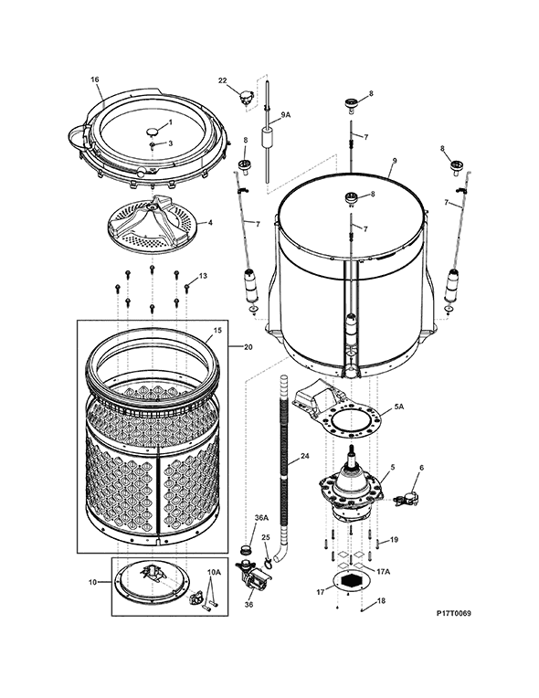34+ Frigidaire Affinity Washer Parts Diagram