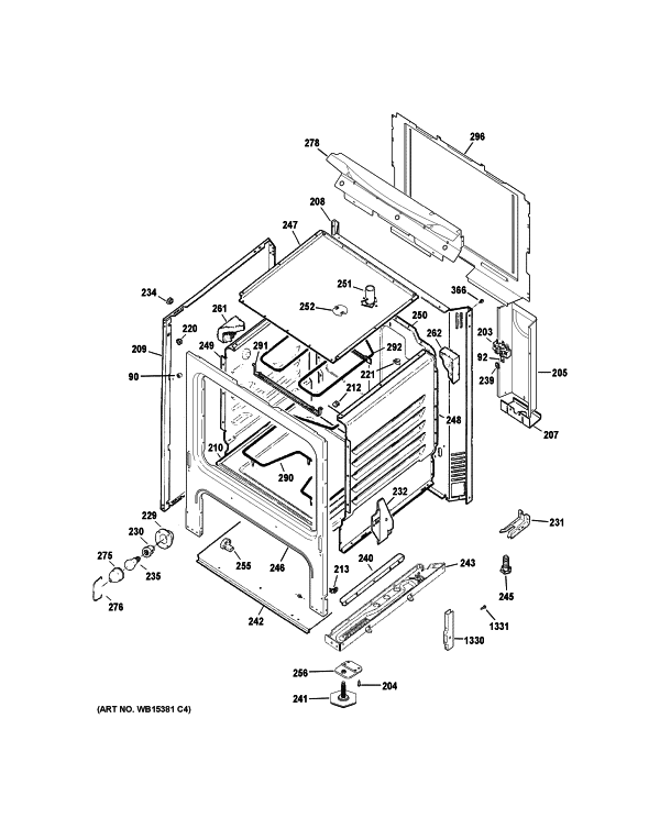 WB35K10108 - GE Range Oven Insulation