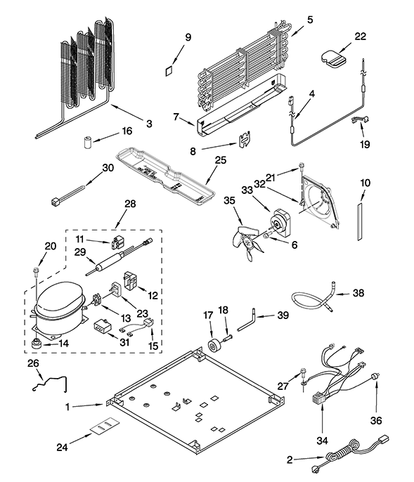 Gladiator GARF19XXVK02 Refrigerator | Partswarehouse