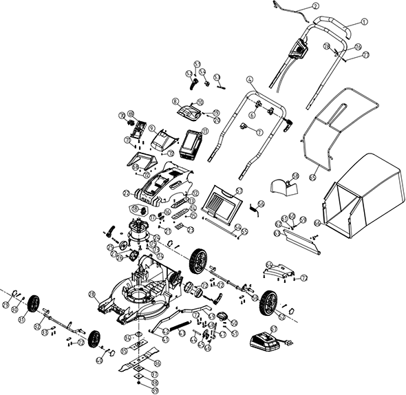 Greenworks 25242 Lawn Mower Partswarehouse