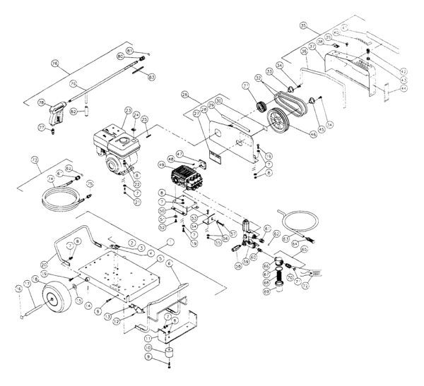 Homelite CBPW2500 Pressure Washer UT-01820 Parts and Accessories ...