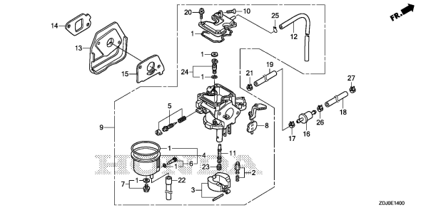 Honda GXR120RT KRB6/A Engine | Partswarehouse