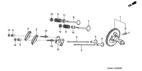 Honda EM6000GP A - EZGR 1000001-1009999 EM Series Engine | Partswarehouse