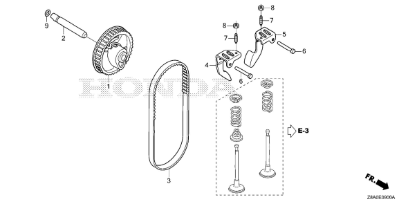 Honda GC160LAX QHA1 Engine | Partswarehouse