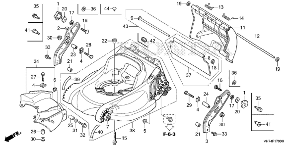 Self Propelled Lawn Mower Parts Diagram Honda Hrx Parts Sale