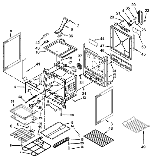 IKEA IEL730CS0 Range | Partswarehouse