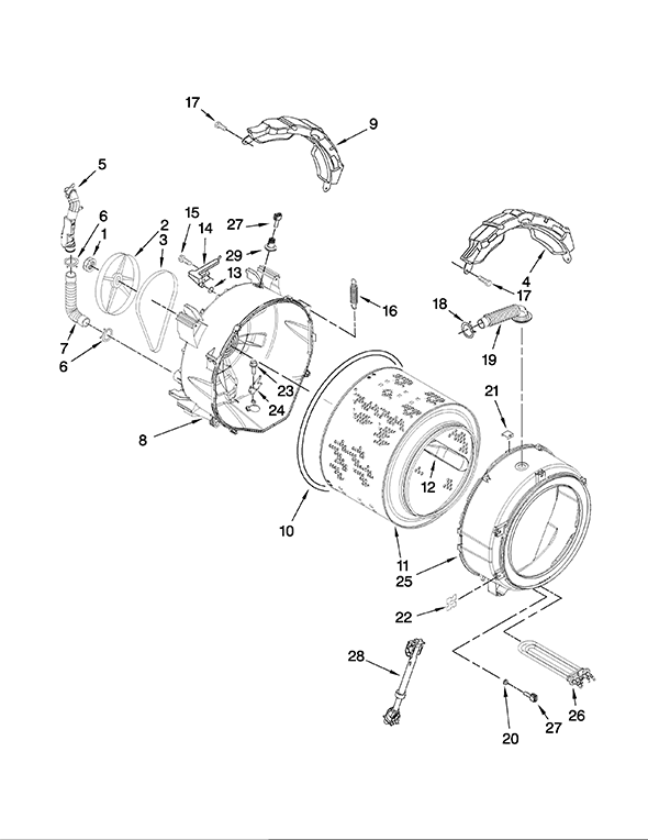 Kenmore Elite 11046752702 Washer | Partswarehouse