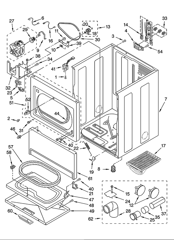 Kenmore Elite 11066962501 Dryer | Partswarehouse