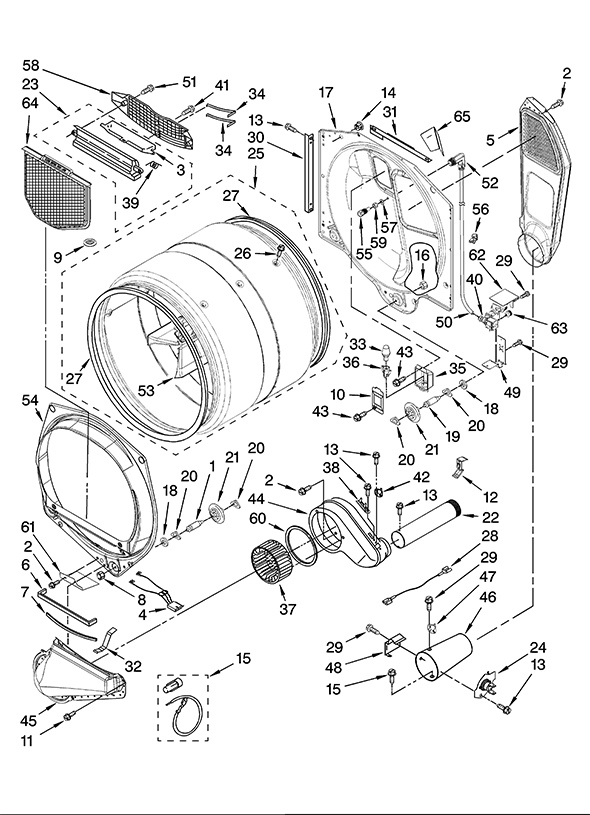 Kenmore Elite 11096742700 Dryer | Partswarehouse