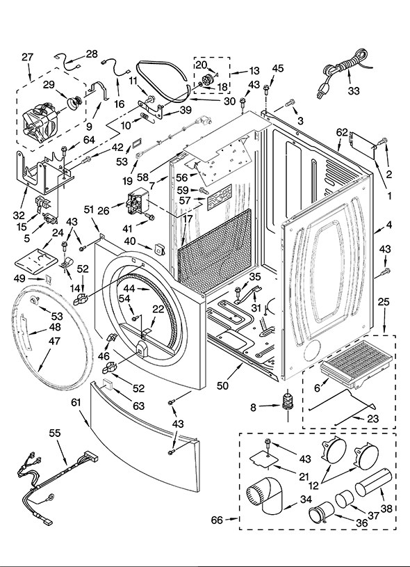 Kenmore Elite 11097088601 Dryer | Partswarehouse