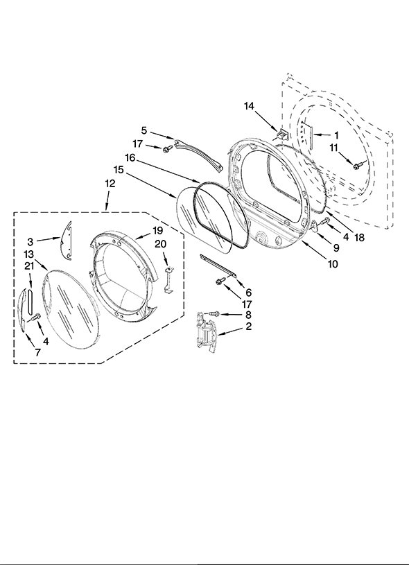 Kenmore Elite 11097089601 Dryer | Partswarehouse