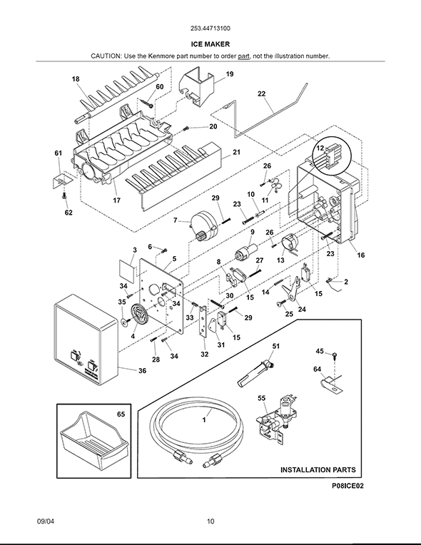 Kenmore Elite 25344713100 Upright Freezer | Partswarehouse