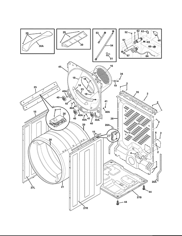 Kenmore Elite 41784130002 Dryer | Partswarehouse