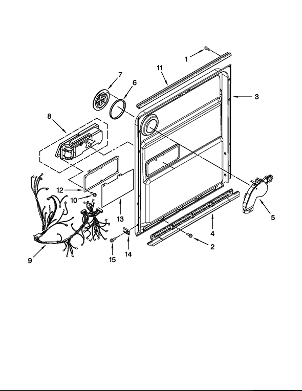 Kenmore Elite 66513932K015 Dishwasher | Partswarehouse