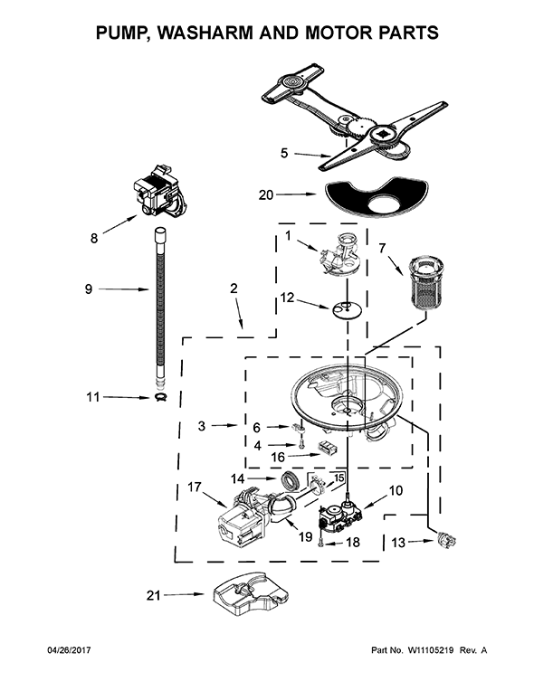 Kenmore Elite 66514743N513 Dishwasher | Partswarehouse