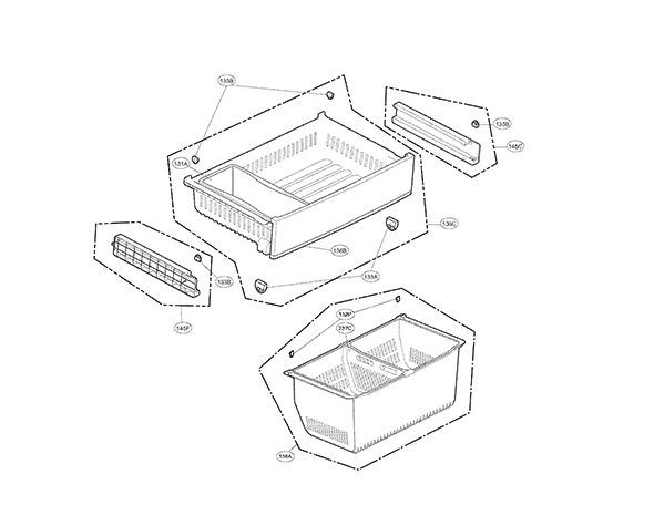 Kenmore Elite 79571033010 Bottom-Mount Refrigerator | Partswarehouse