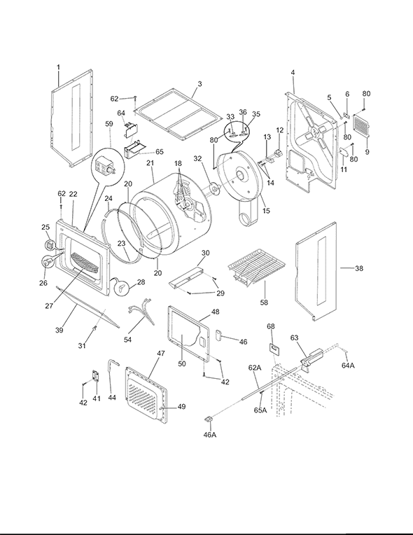 Kenmore 41797962703 Laundry Center | Partswarehouse