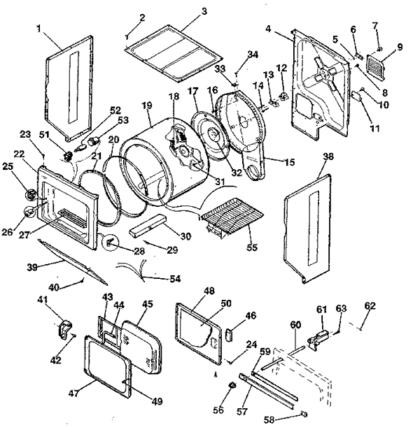 Kenmore 41799985810 Laundry Center | Partswarehouse