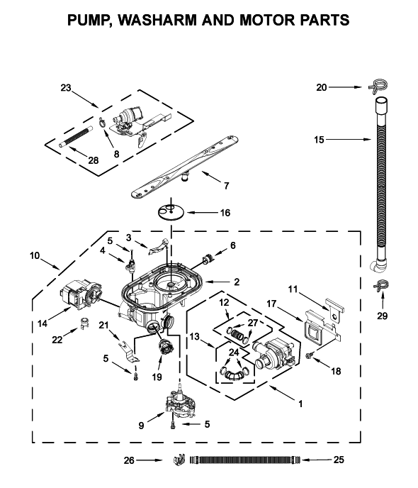 KitchenAid Dishwasher KDFE204KPS0 KDFE204KPS0 | Partswarehouse