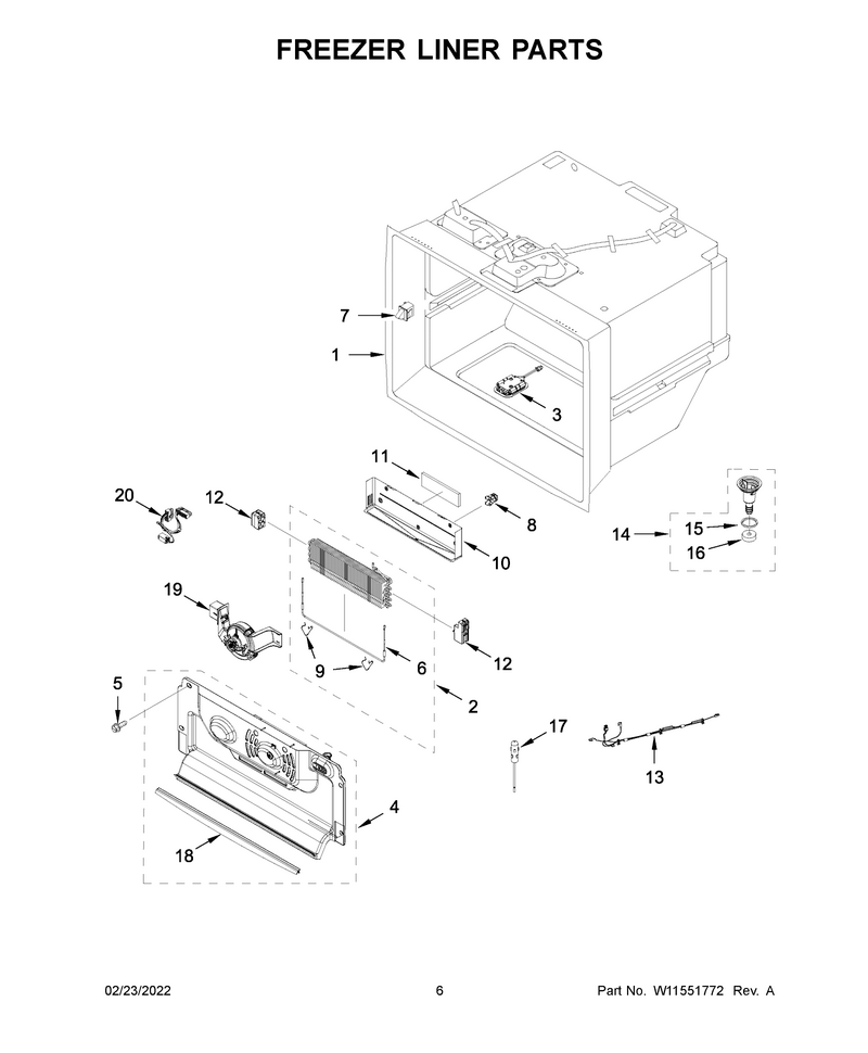 KitchenAid KRFC704FPS05 | PartsWarehouse