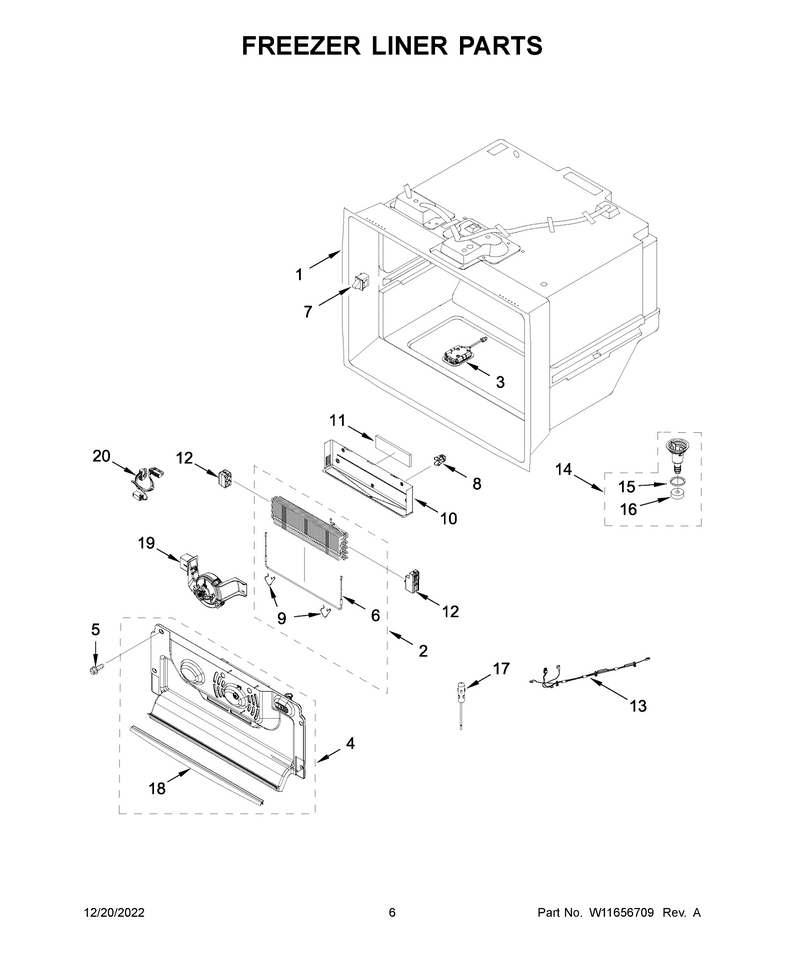 KitchenAid KRFC704FPS06 | PartsWarehouse
