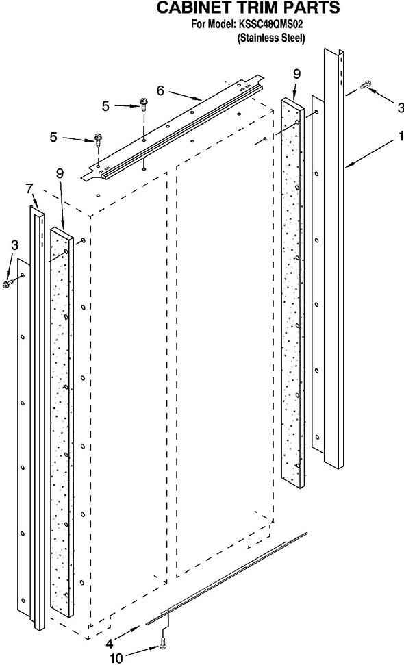 kitchenaid kssc48qms02