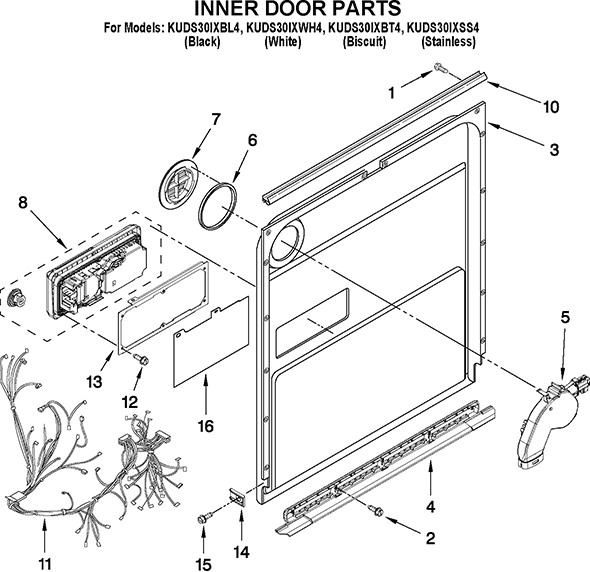 Kitchenaid dishwasher hot sale kuds30ixss4