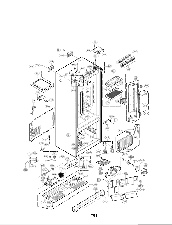 LG Refrigerator LFC21776ST/06 | Partswarehouse
