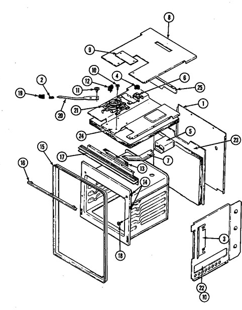 Admiral A9845VPV Oven | Partswarehouse