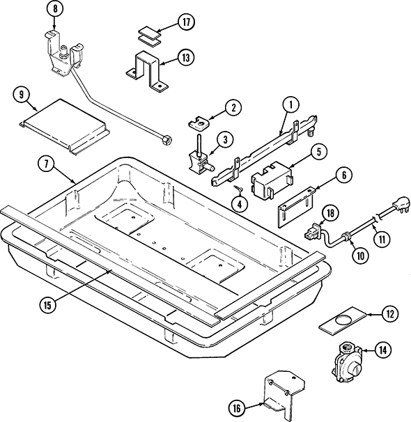 Jenn-Air CCG2421A Cooktop | Partswarehouse