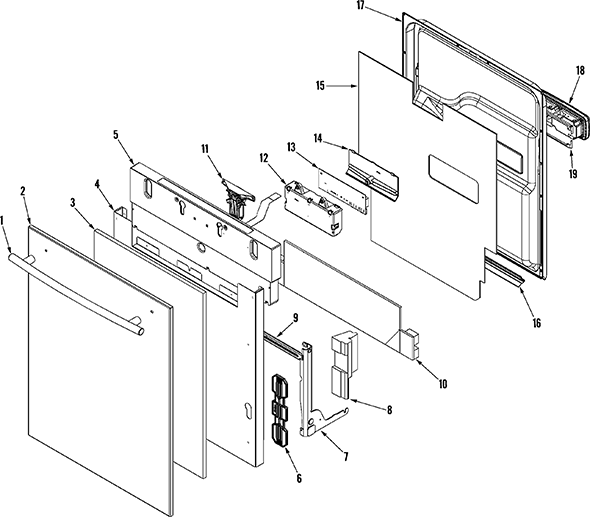 Jenn-Air JDB1090AWS Dishwasher | Partswarehouse