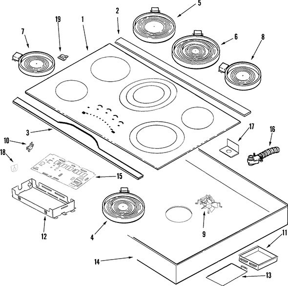 Jenn-air Jec0536adb Cooktop 