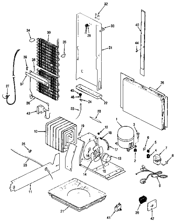 Jenn-Air JRSD226B/MAQ31A Refrigerator | Partswarehouse