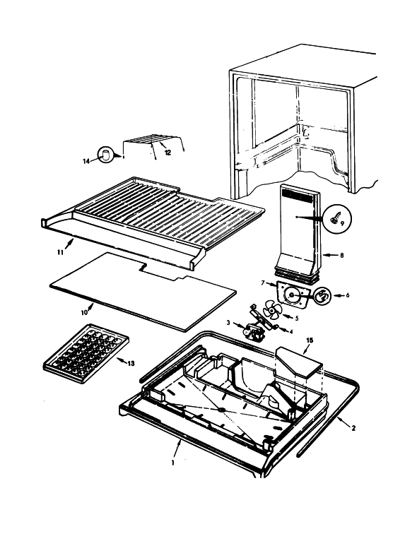 Magic Chef RB17KN-0A-BG25A Refrigerator | Partswarehouse