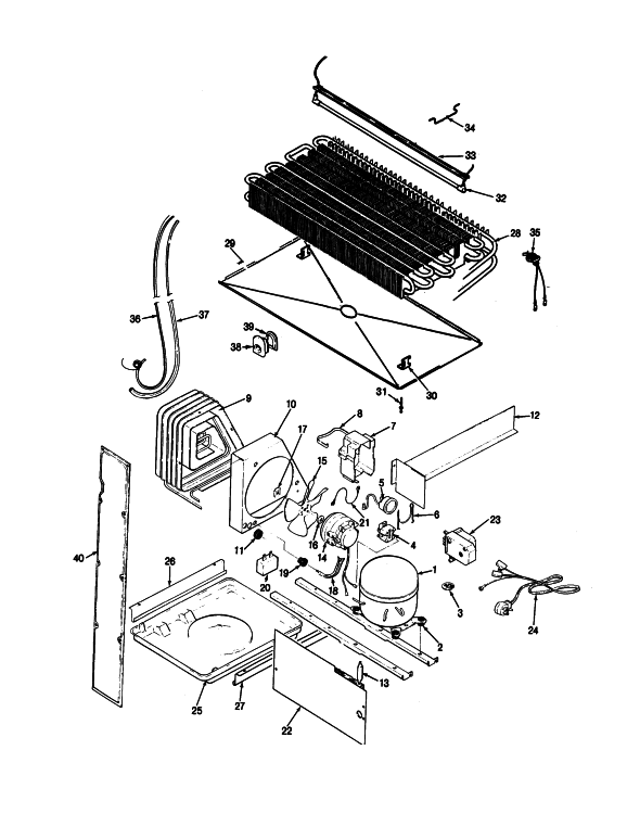 Magic Chef RB17KN-0A-BG25A Refrigerator | Partswarehouse